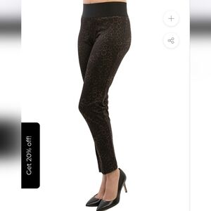 🌟 Arianne Cheetah Ponte de Roma skinny pant size small